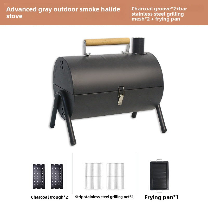 Portable Outdoor Camping Smokeless Barbecue Grill Barbecue Stove