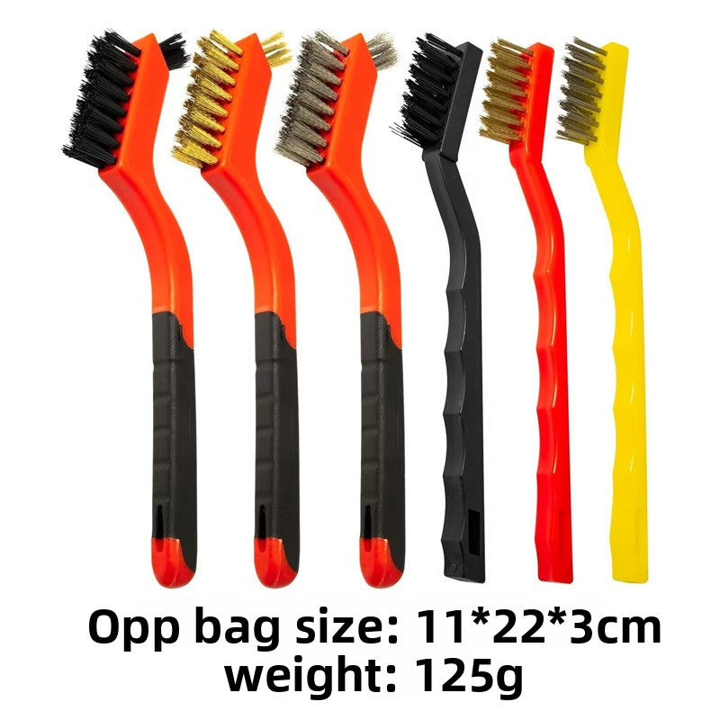 Nine-horse 3pc Double-head set of wire brushes