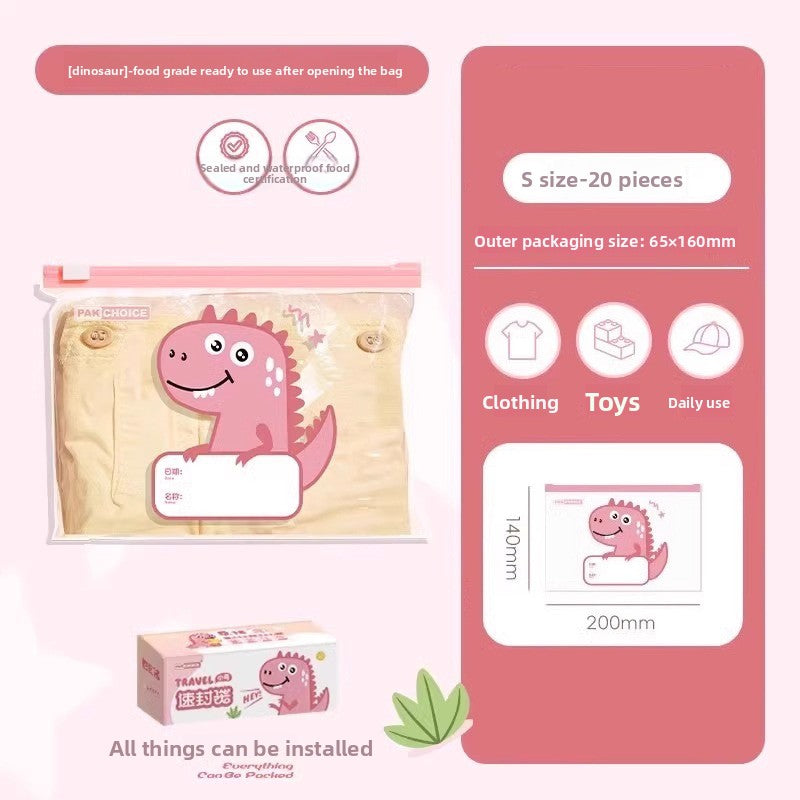 Sealed storage bags for mothers, babies and children