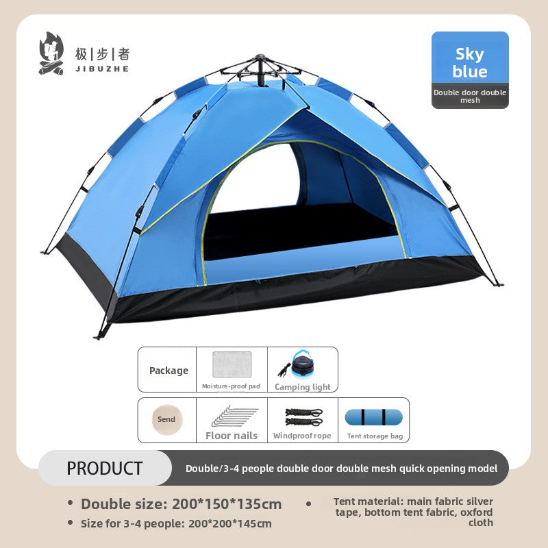 Outdoor Tent Full-automatic Sunscreen Windproof Quick Opening