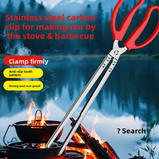 Household stainless steel carbon tongs