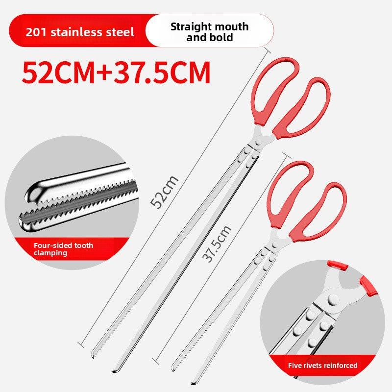Household stainless steel carbon tongs