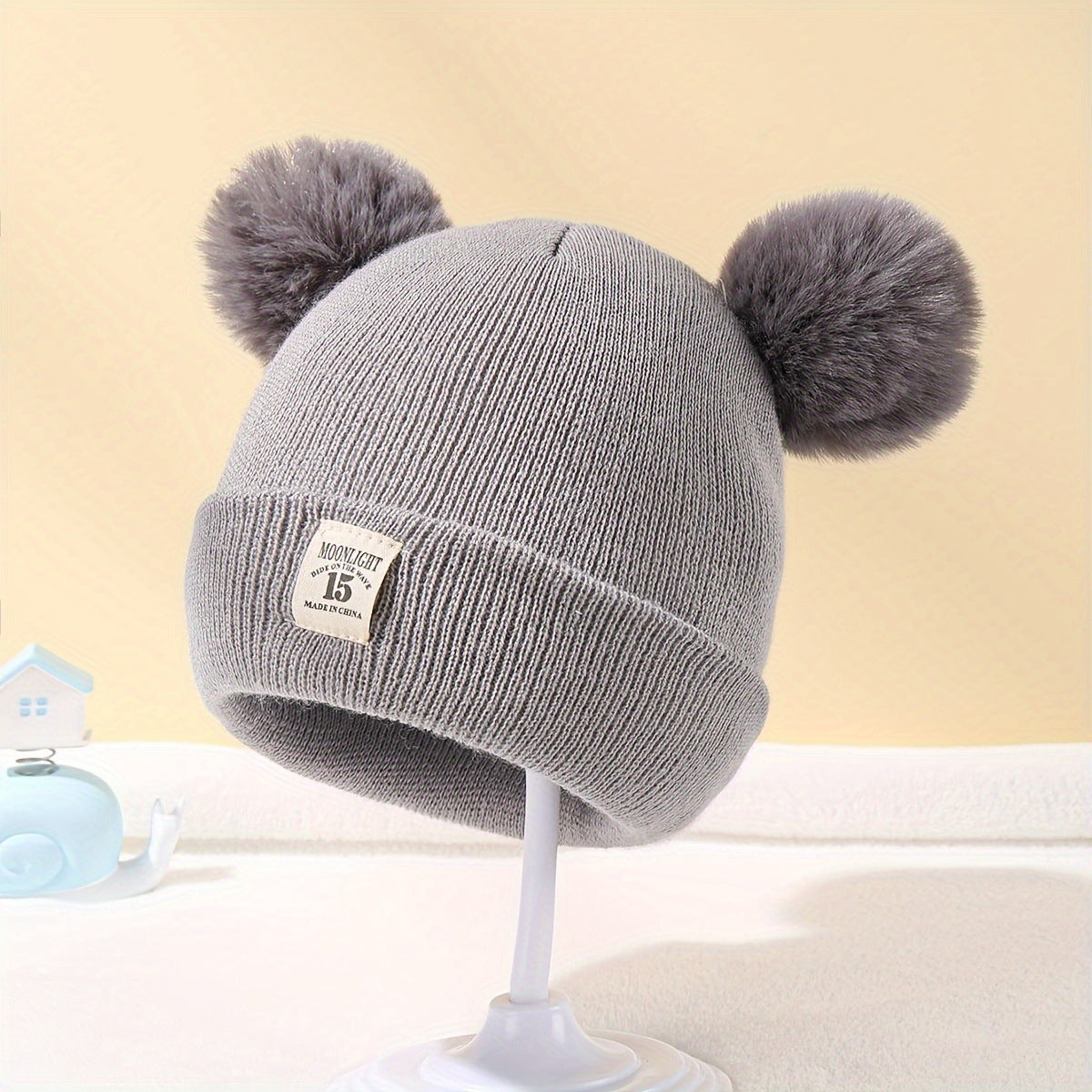 Autumn and winter baby hat