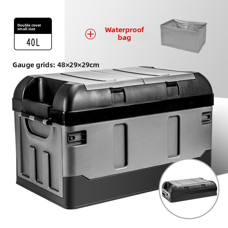 Car trunk storage box