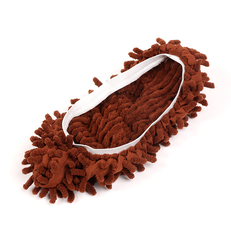 Floor mopping slippers are detachable and washable for cleaning the floor