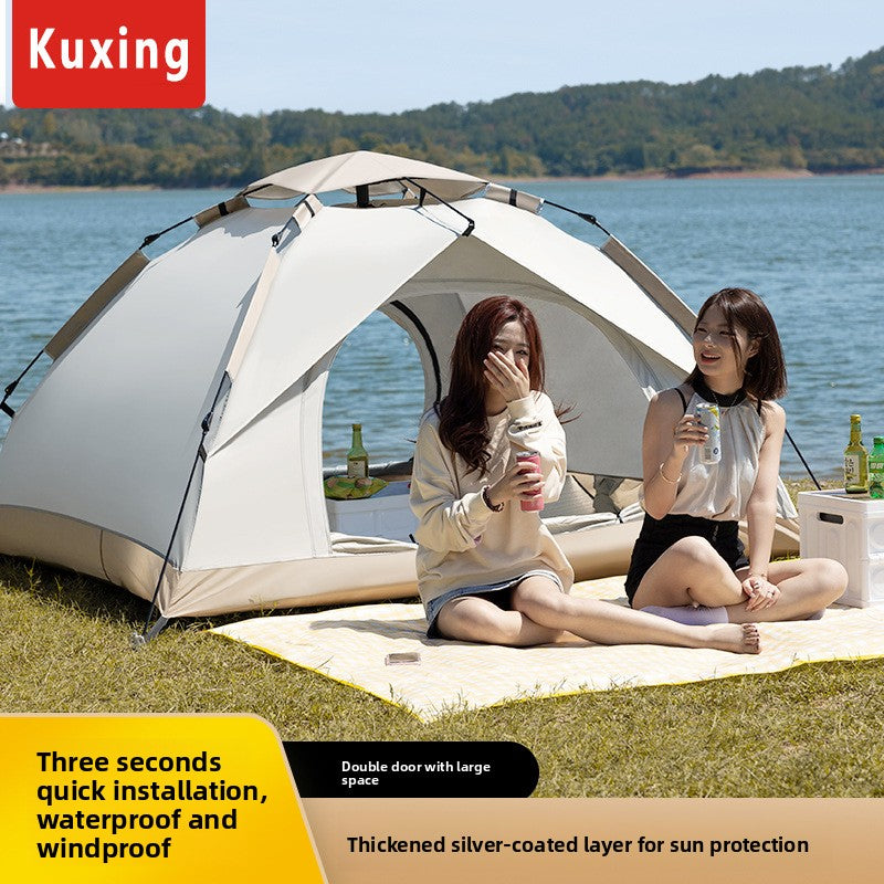 Outdoor Tent Full-automatic Sunscreen Windproof Quick Opening