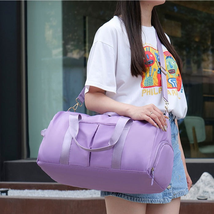 Women's Multifunctional Dry Wet Separation Fitness Travel Bag