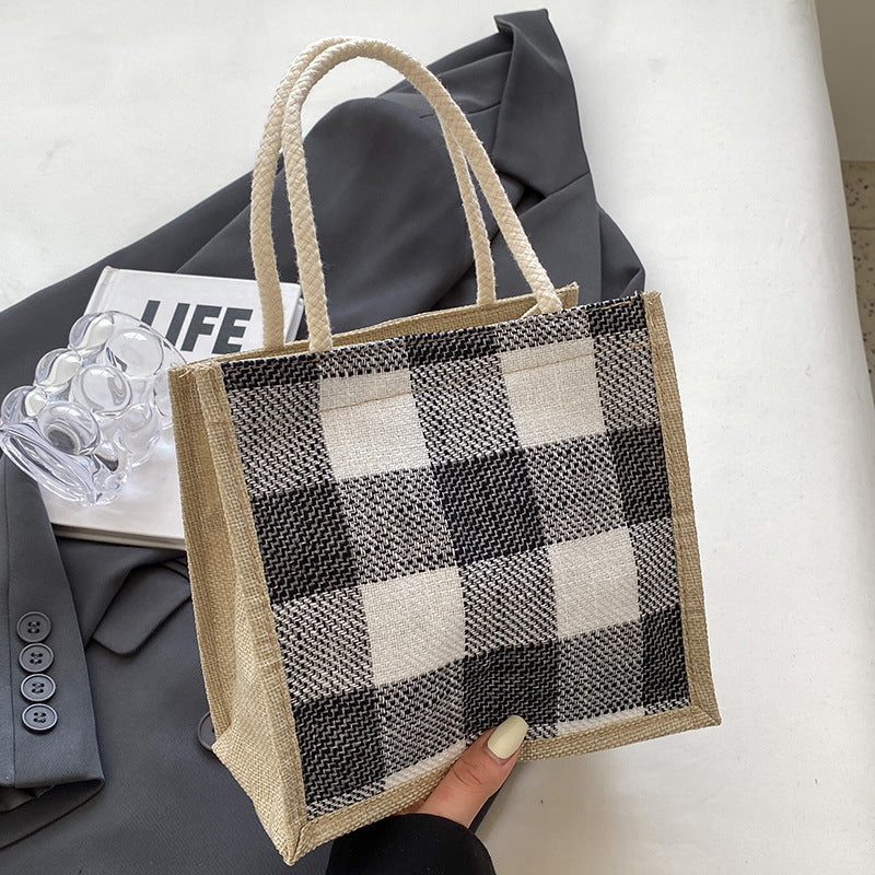Linen handbag