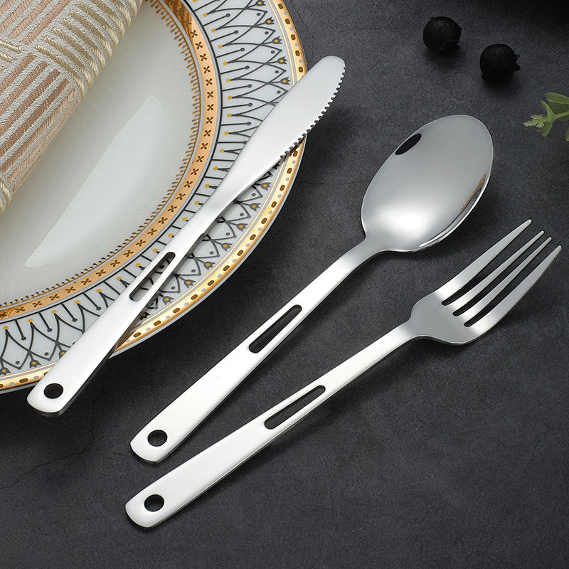 Outdoor knife, fork and spoon Western tableware set