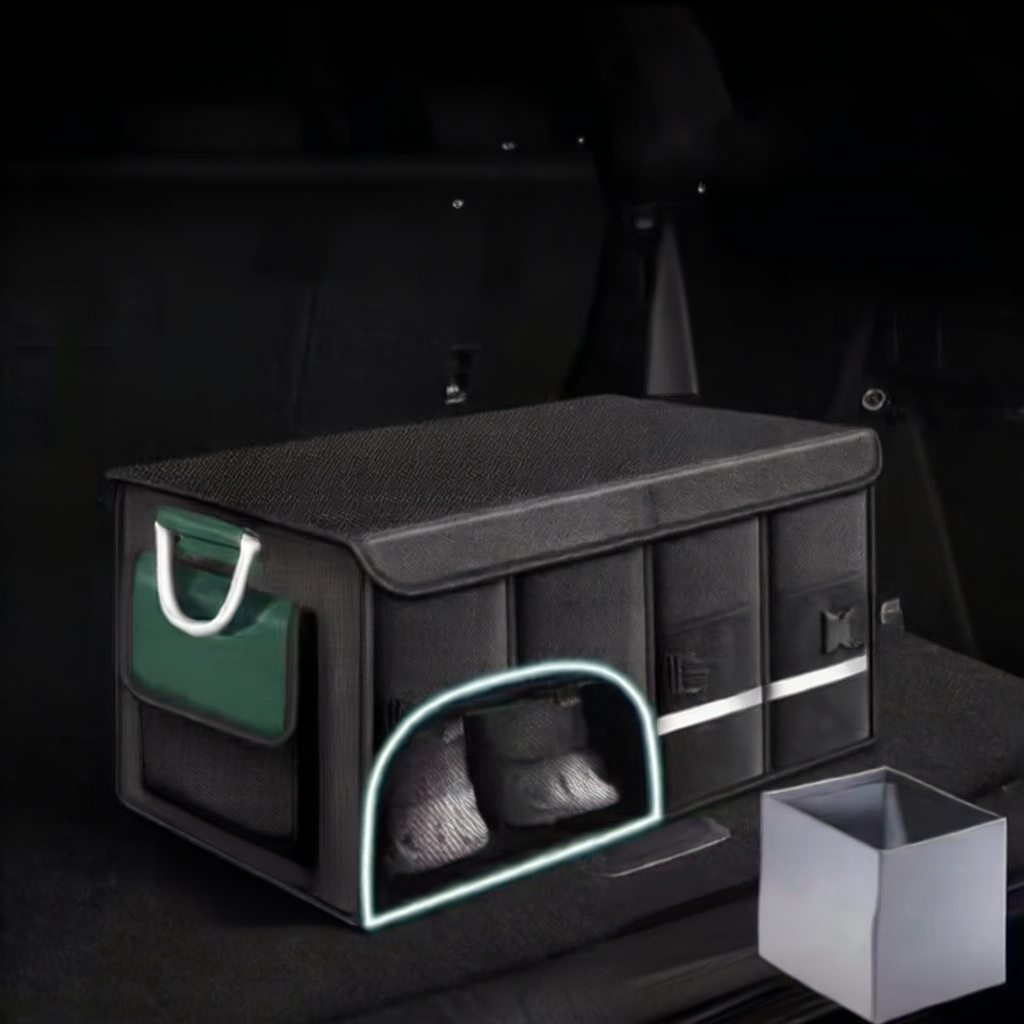 Car trunk storage box