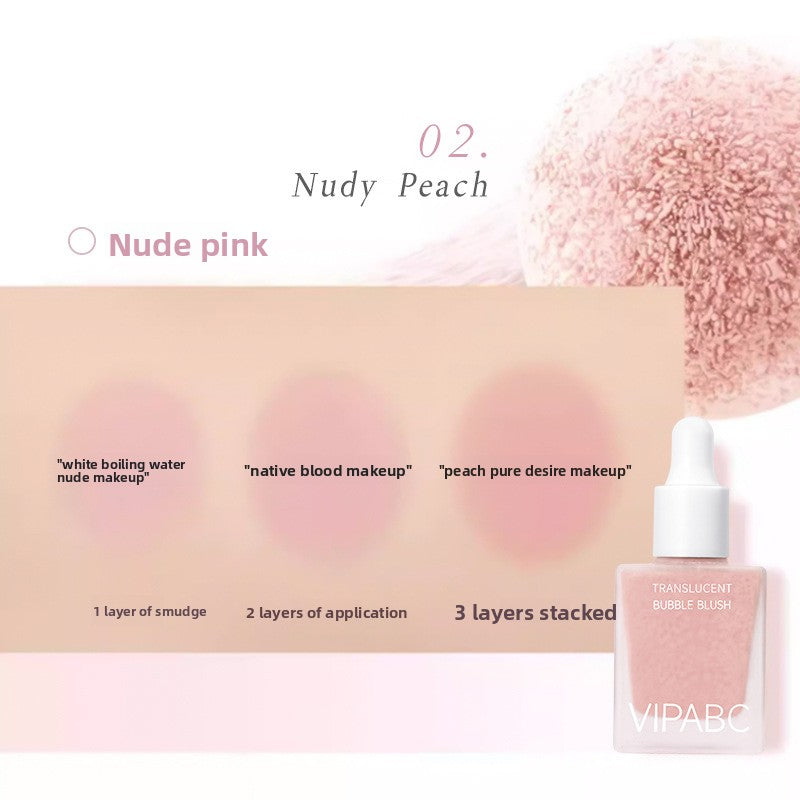 Natural long-lasting hydrating liquid blush