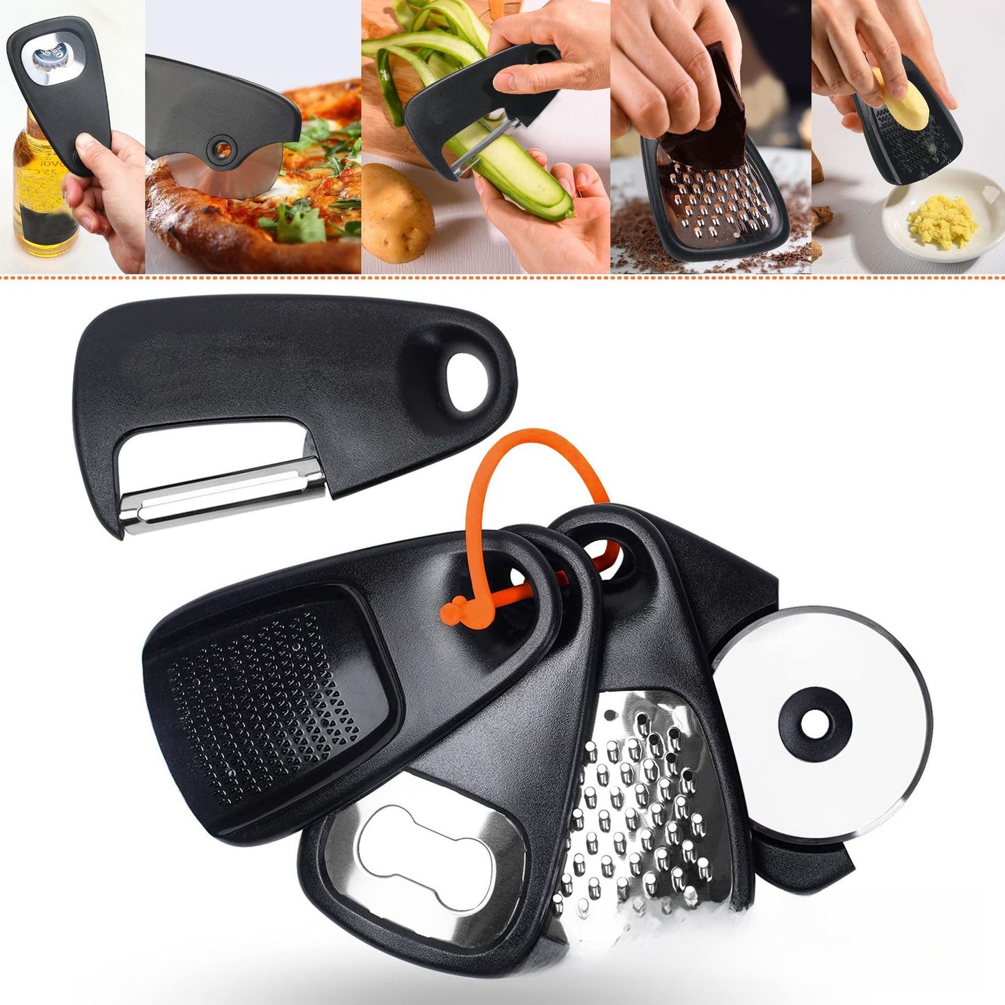 Kitchen portable five-in-one kitchen gadgets