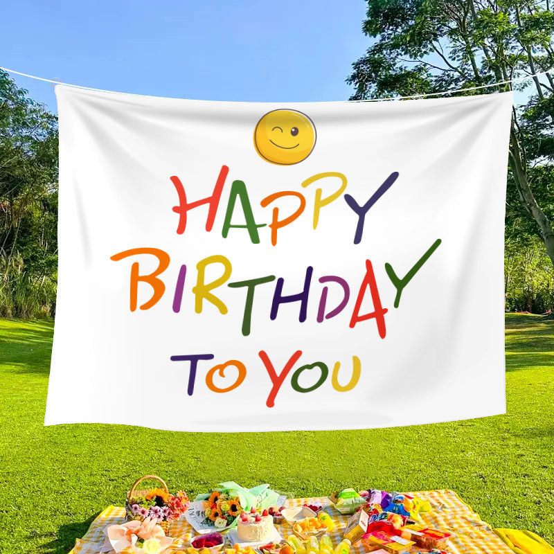 Outdoor decorative banners and cloths
