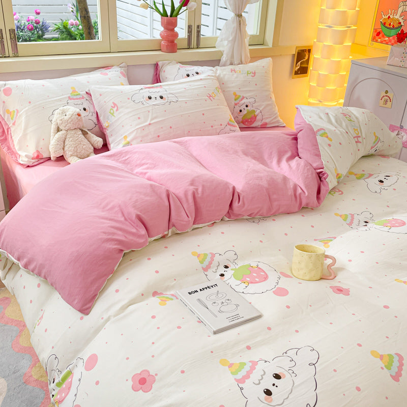 Washed cloud cotton quilt cover, not all-cotton pure cotton sheet