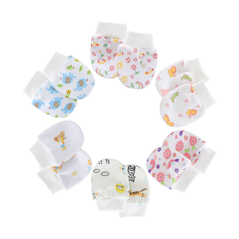 Newborn scratch-resistant gloves