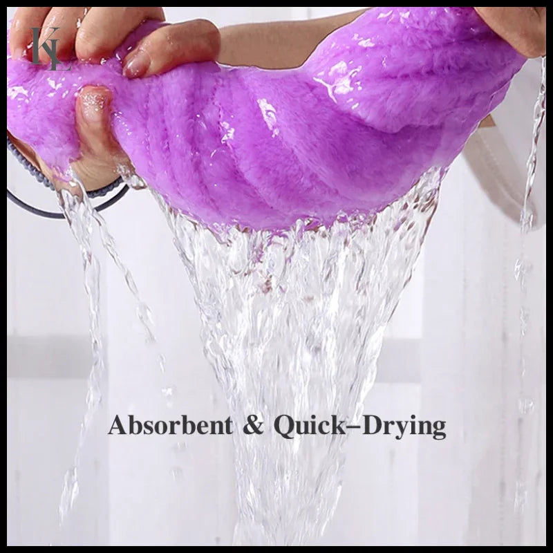 2PC Bath Towels Set Super Soft Highly Absorbent Quick-drying