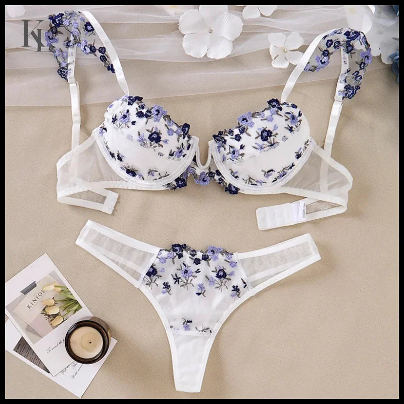 2pcs Lady Fancy Underwear Delicate Intimate Lingerie
