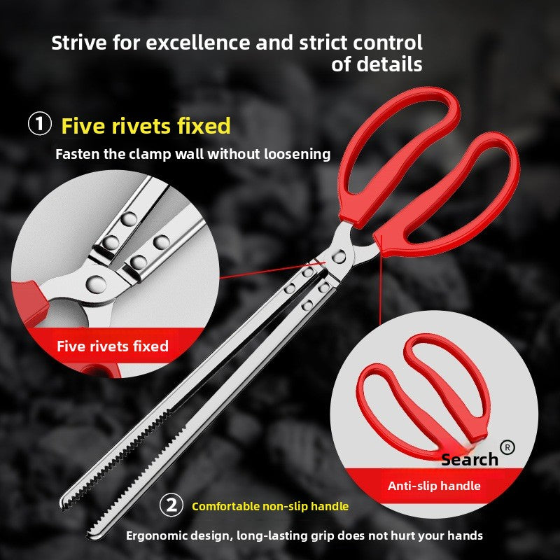 Household stainless steel carbon tongs
