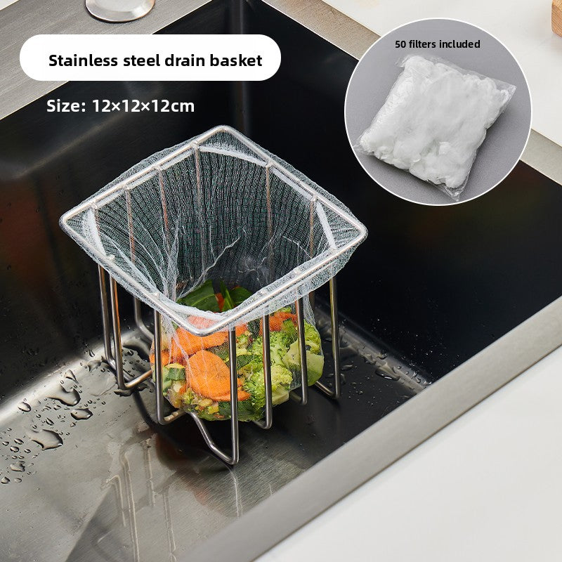 Stainless steel sink filter screen