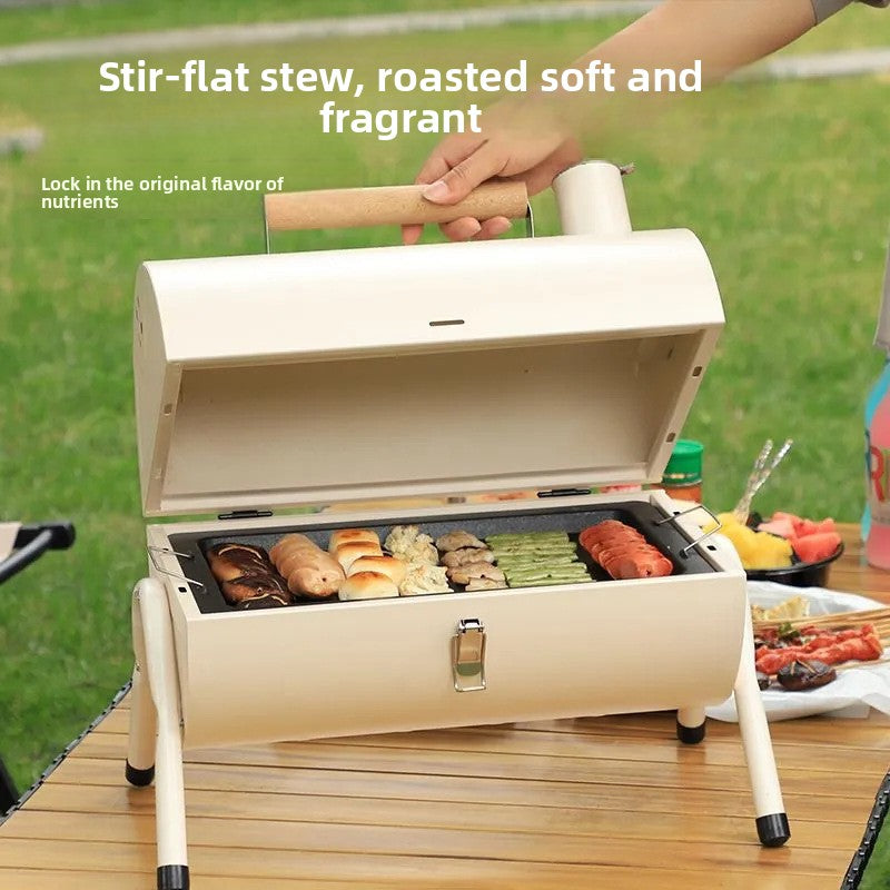 Portable Outdoor Camping Smokeless Barbecue Grill Barbecue Stove