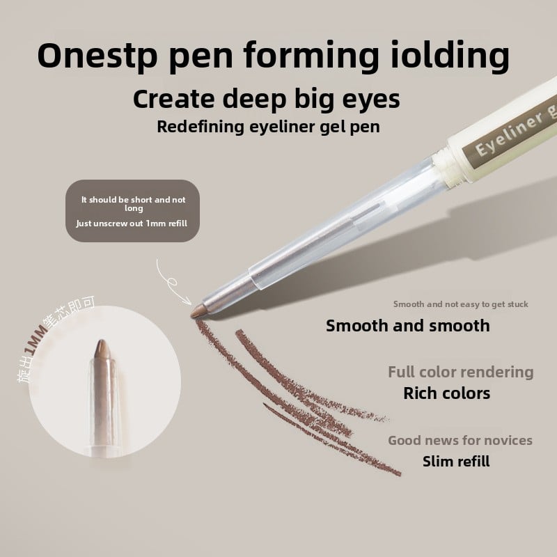 Long-lasting waterproof and sweat-proof eyeliner