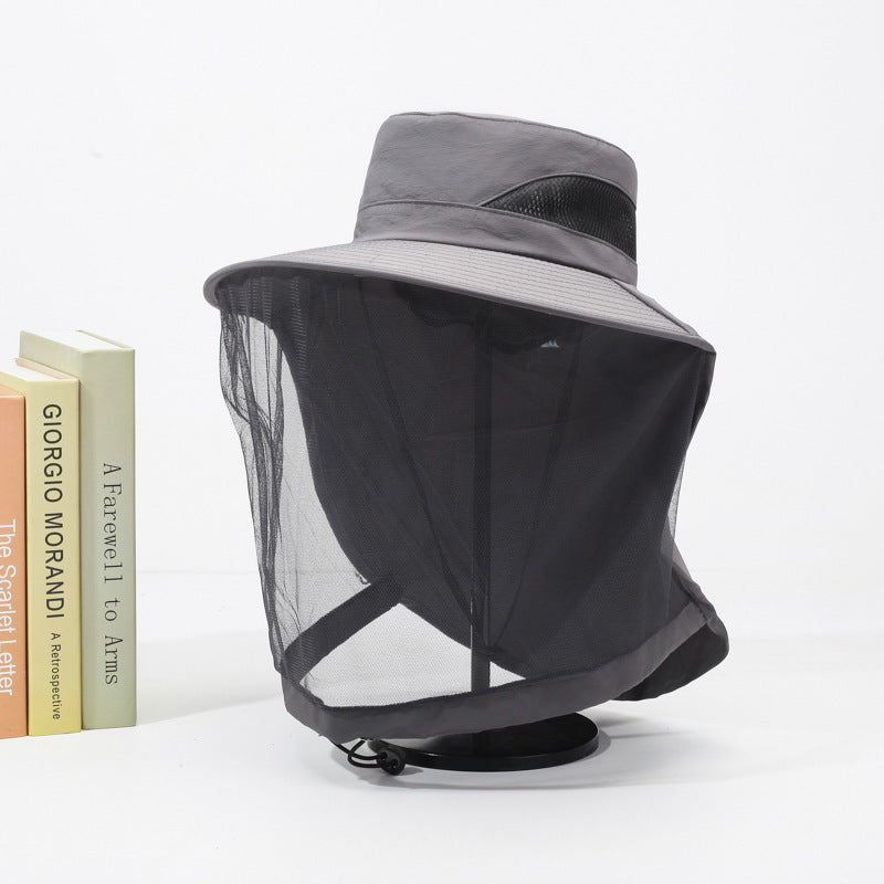 A 15CM wide-brim hat for men's outdoor use