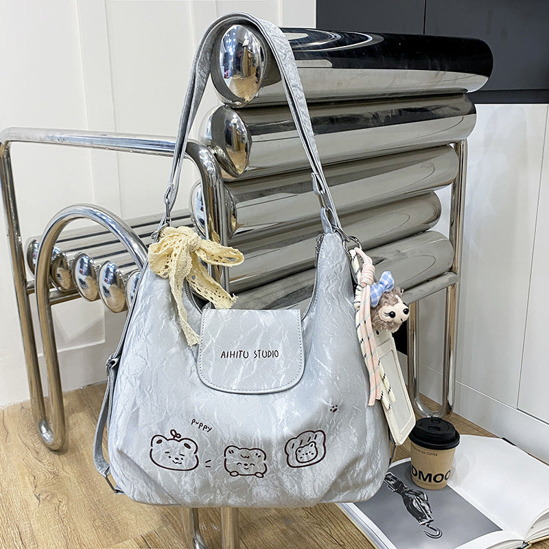Fashionable commuting single-shoulder crossbody bag
