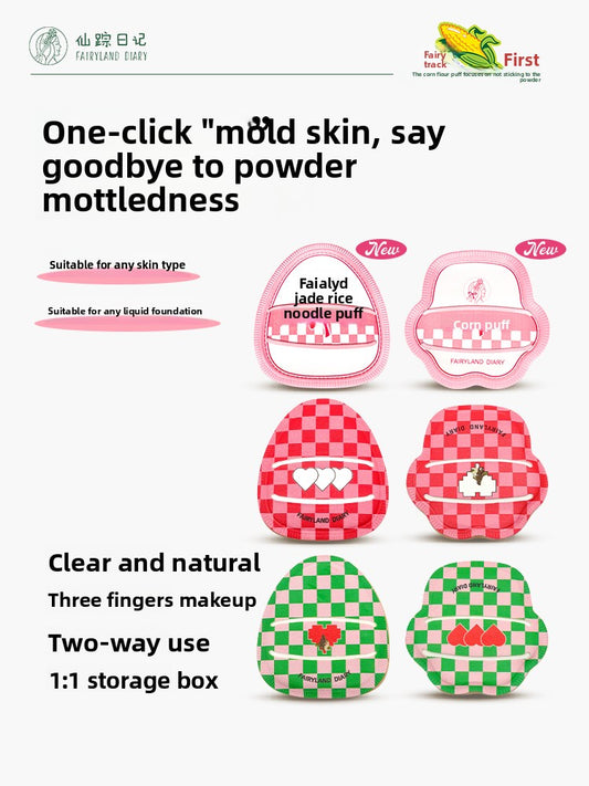 Non-sticky powder foundation cushion