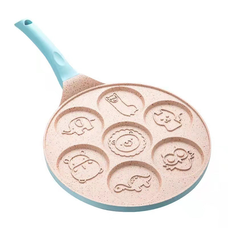 Four-hole breakfast egg burger pot