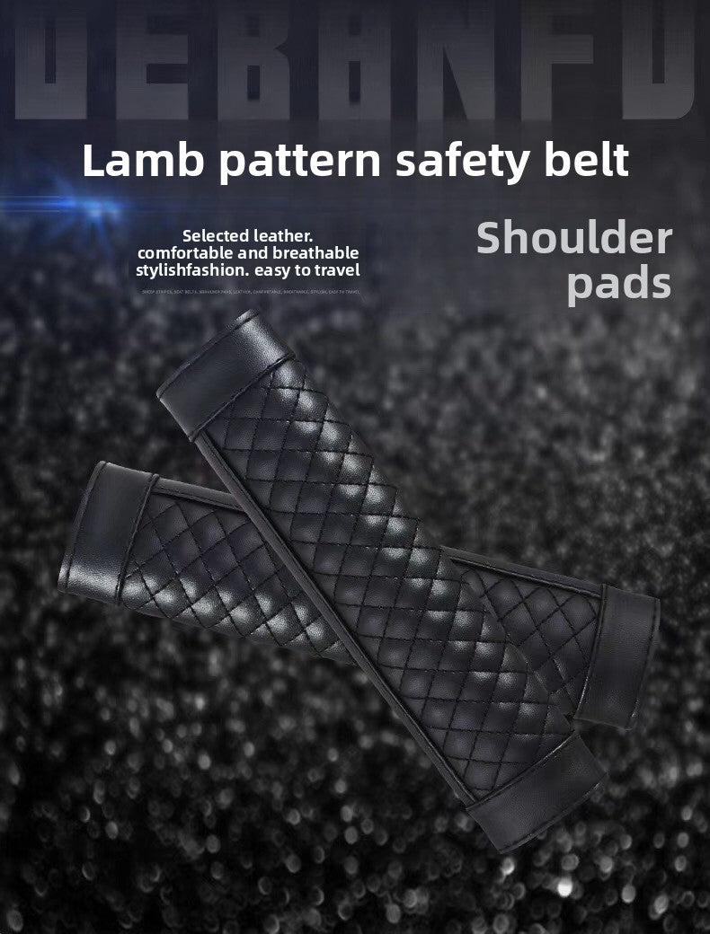 Checkered shoulder guard for extended vehicles