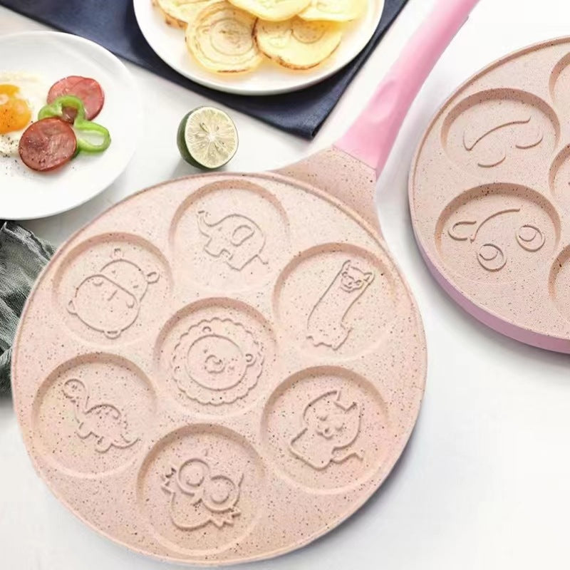 Four-hole breakfast egg burger pot