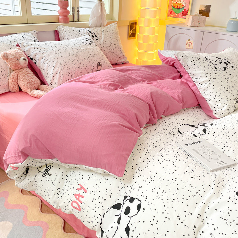 Washed cloud cotton quilt cover, not all-cotton pure cotton sheet