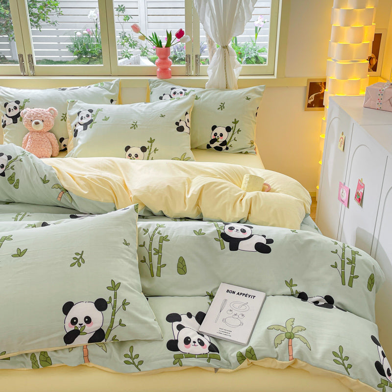 Washed cloud cotton quilt cover, not all-cotton pure cotton sheet