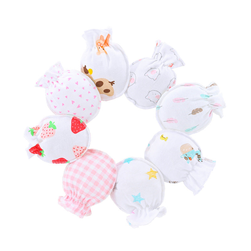 Newborn scratch-resistant gloves