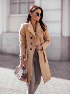 Mid-length wool coat