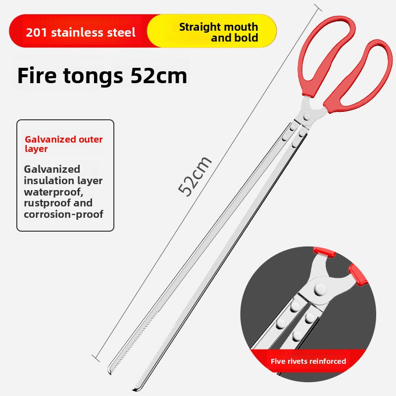 Household stainless steel carbon tongs