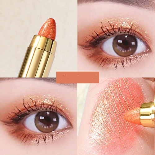 High-gloss double-headed pearlescent fine flash contour and brightening eyeshadow stick