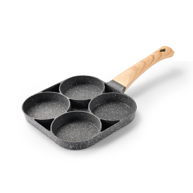 Four-hole breakfast egg burger pot