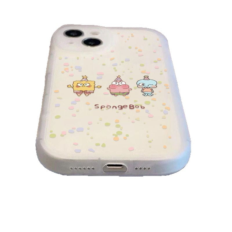 Polka dot sponge is suitable for phone cases