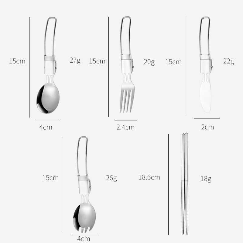 Outdoor Tableware Portable suit