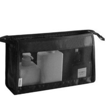Waterproof large-capacity dry-wet separation cosmetic storage bag