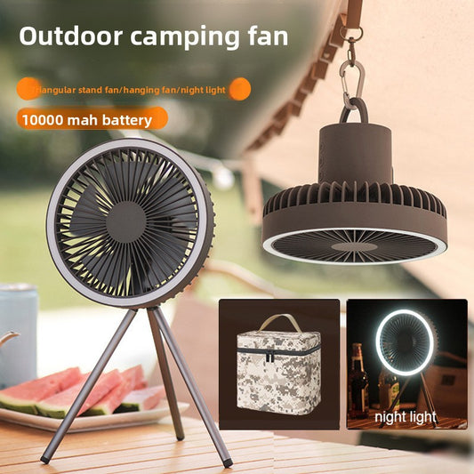 Multi-functional outdoor camping fan