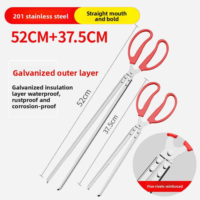Household stainless steel carbon tongs