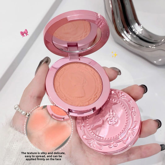 Three-dimensional relief fog color blush