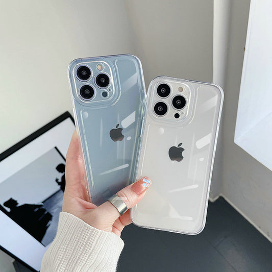 Transparent protective soft case for mobile phone