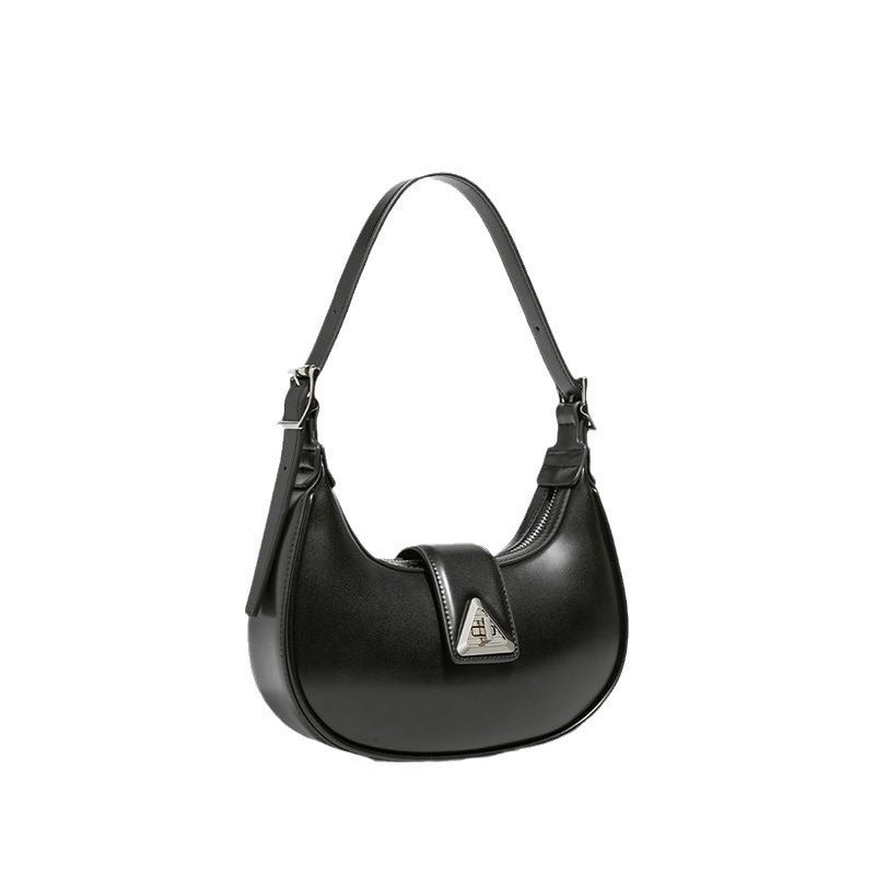 French crescent-shaped handbag