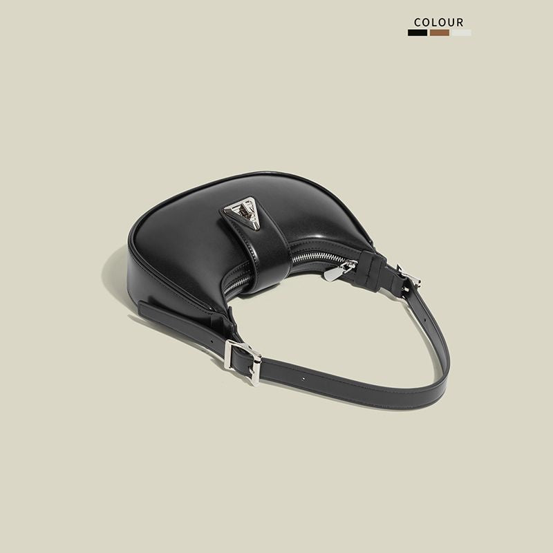 French crescent-shaped handbag
