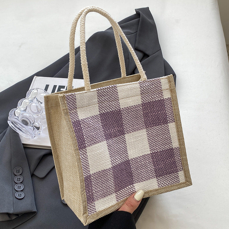 Linen handbag