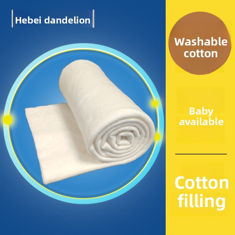 Compressed washable cotton pads