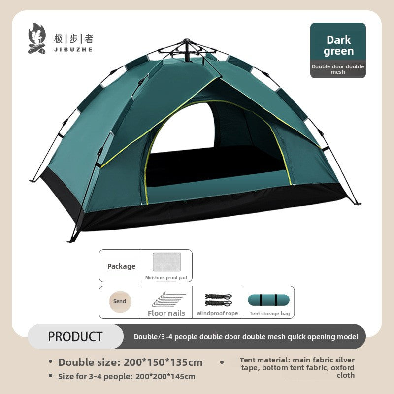 Outdoor Tent Full-automatic Sunscreen Windproof Quick Opening